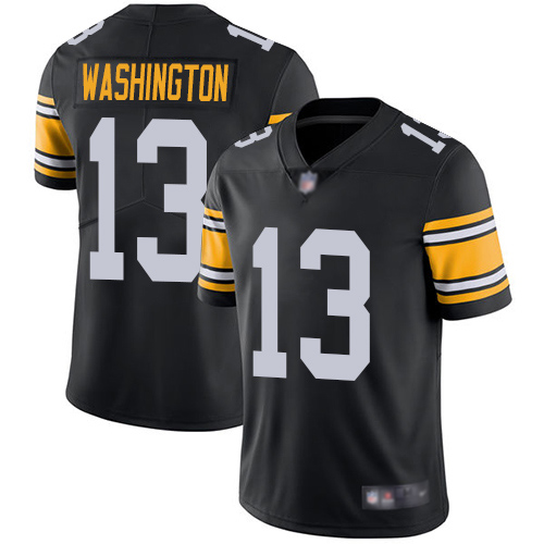 Men Pittsburgh Steelers Football #13 Limited Black James Washington Alternate Vapor Untouchable Nike NFL Jersey